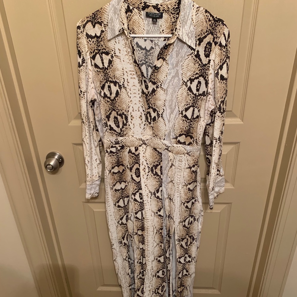 Topshop Snakeskin Dress 🐍